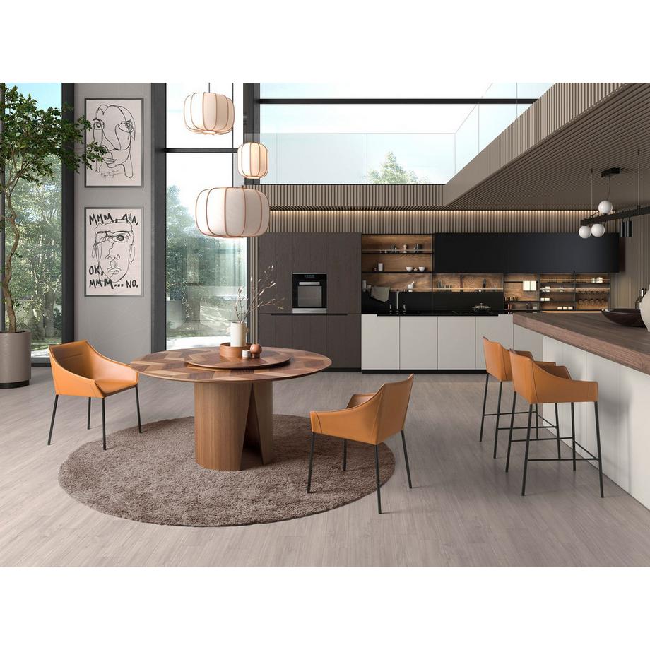 ANGEL CERDA Hocker ausem Kunstleder  