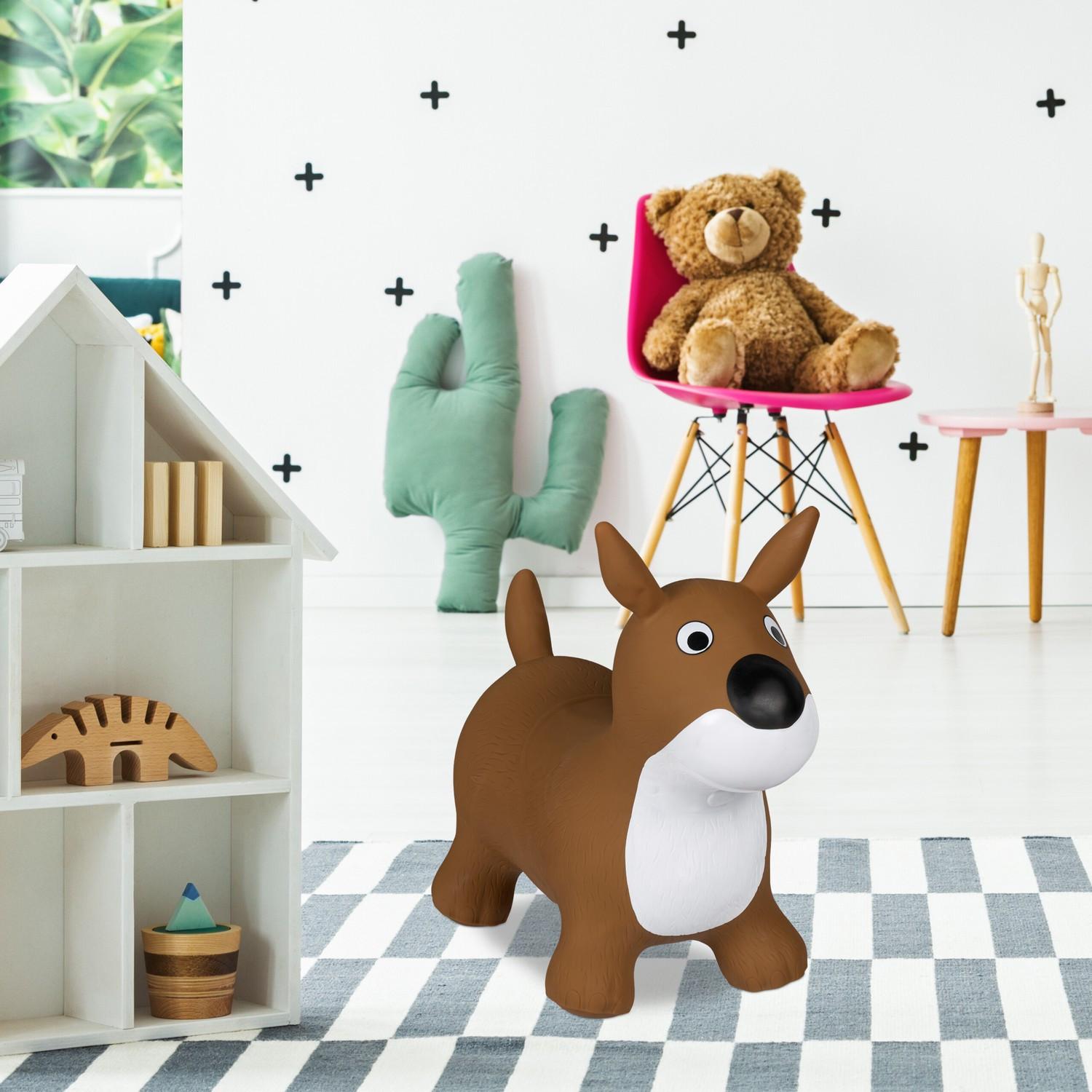 Northio  Chien sauteur en marron 