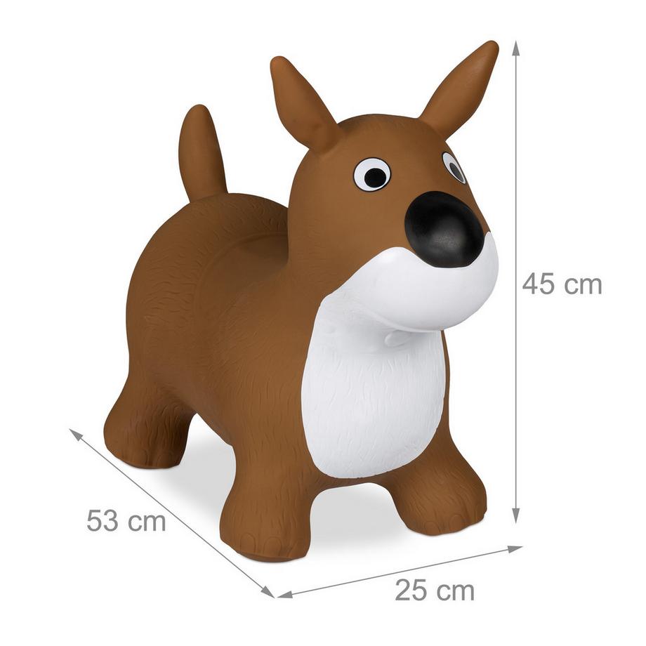 Northio  Springender Hund in Braun 