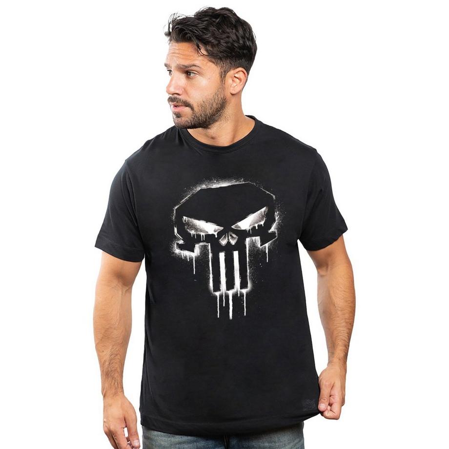 The Punisher The Punisher Totenkopf Print T-Shirt  