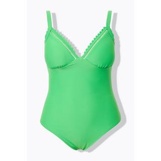 Studio Untold Maillot de bain Bords Découpés au Laser Bonnets Souples Gainant  