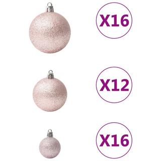 VidaXL Ensemble de boules de noël plastique  