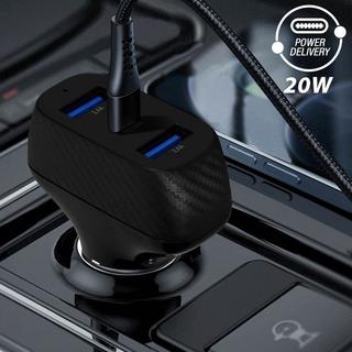 Akashi  Chargeur Voiture Triple Ports Akashi 