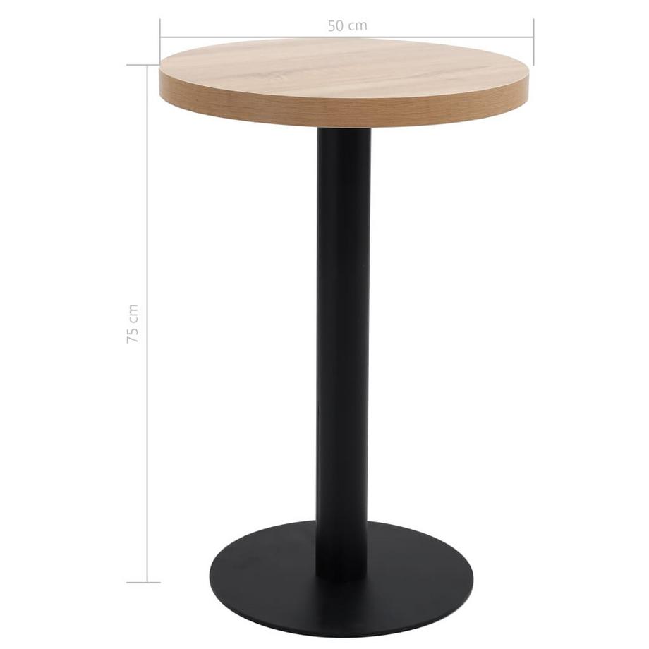 VidaXL Table de bistro mdf  
