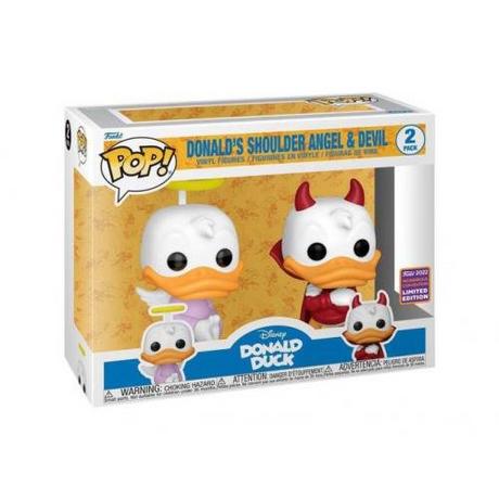 Funko  Funko POP! Disney Donald Duck : Donald Angel/Devil 2PK EXM 