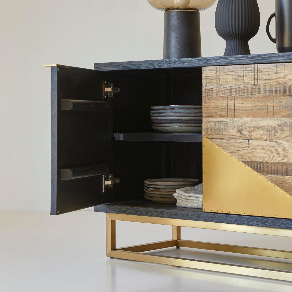 Tikamoon  Sideboard aus Eiche 160 cm Oscar 