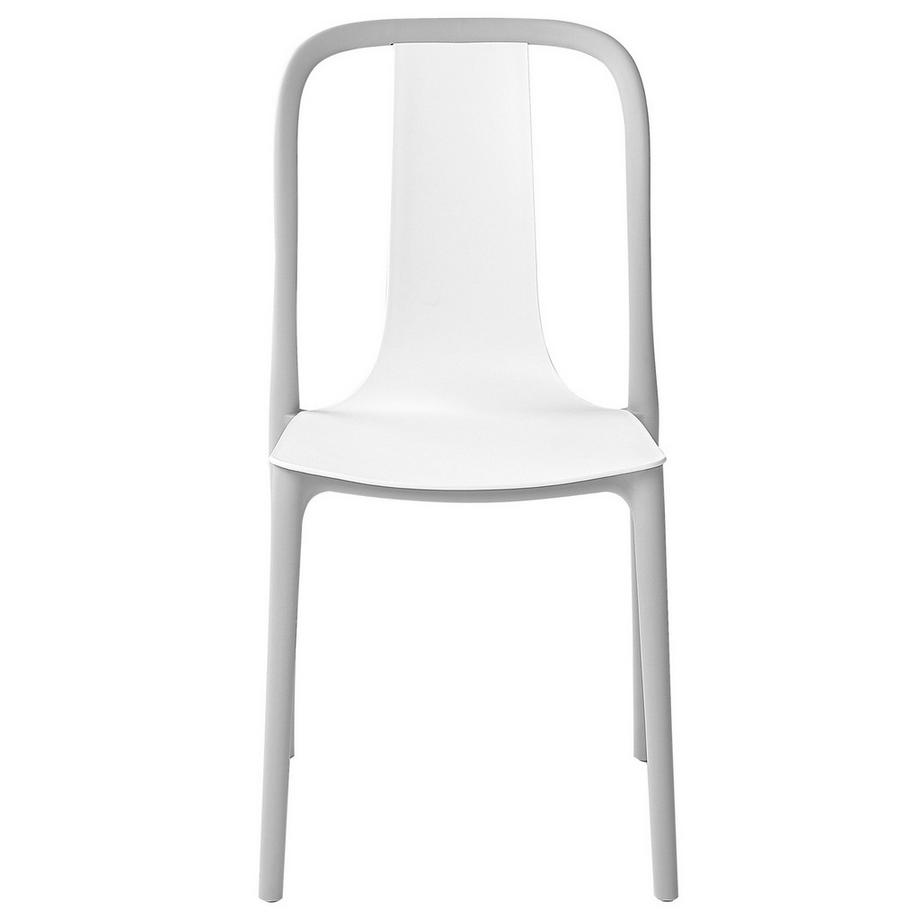 Beliani Gartenstuhl 4er Set aus Kunststoff  SPEZIA  