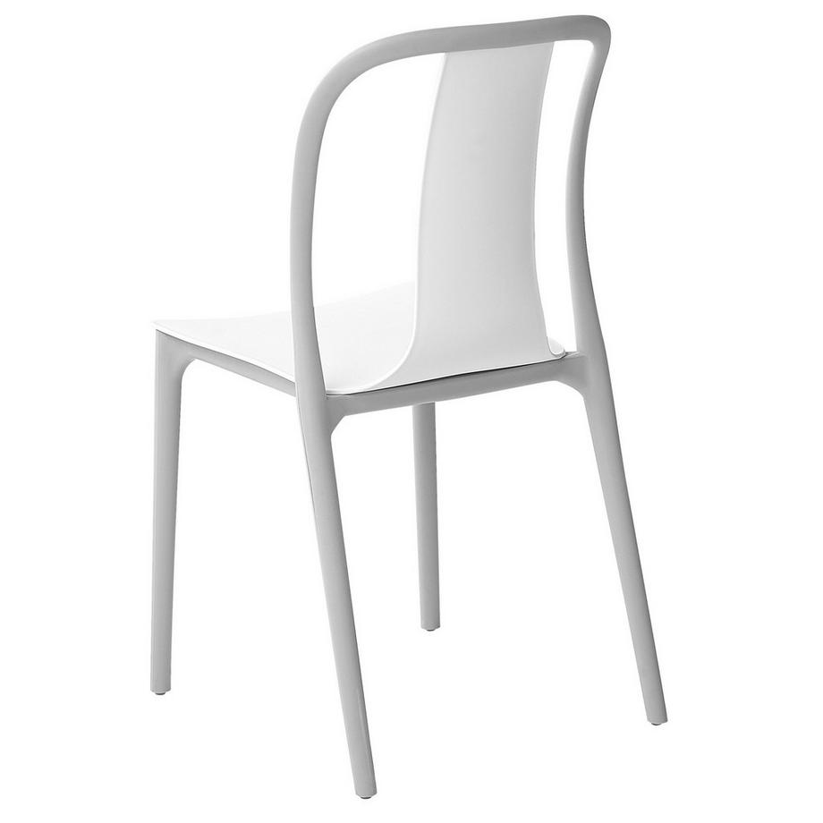 Beliani Gartenstuhl 4er Set aus Kunststoff  SPEZIA  