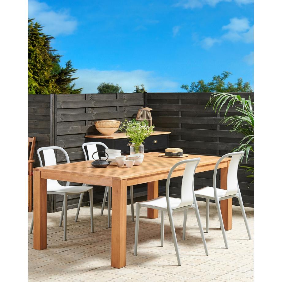 Beliani Gartenstuhl 4er Set aus Kunststoff  SPEZIA  