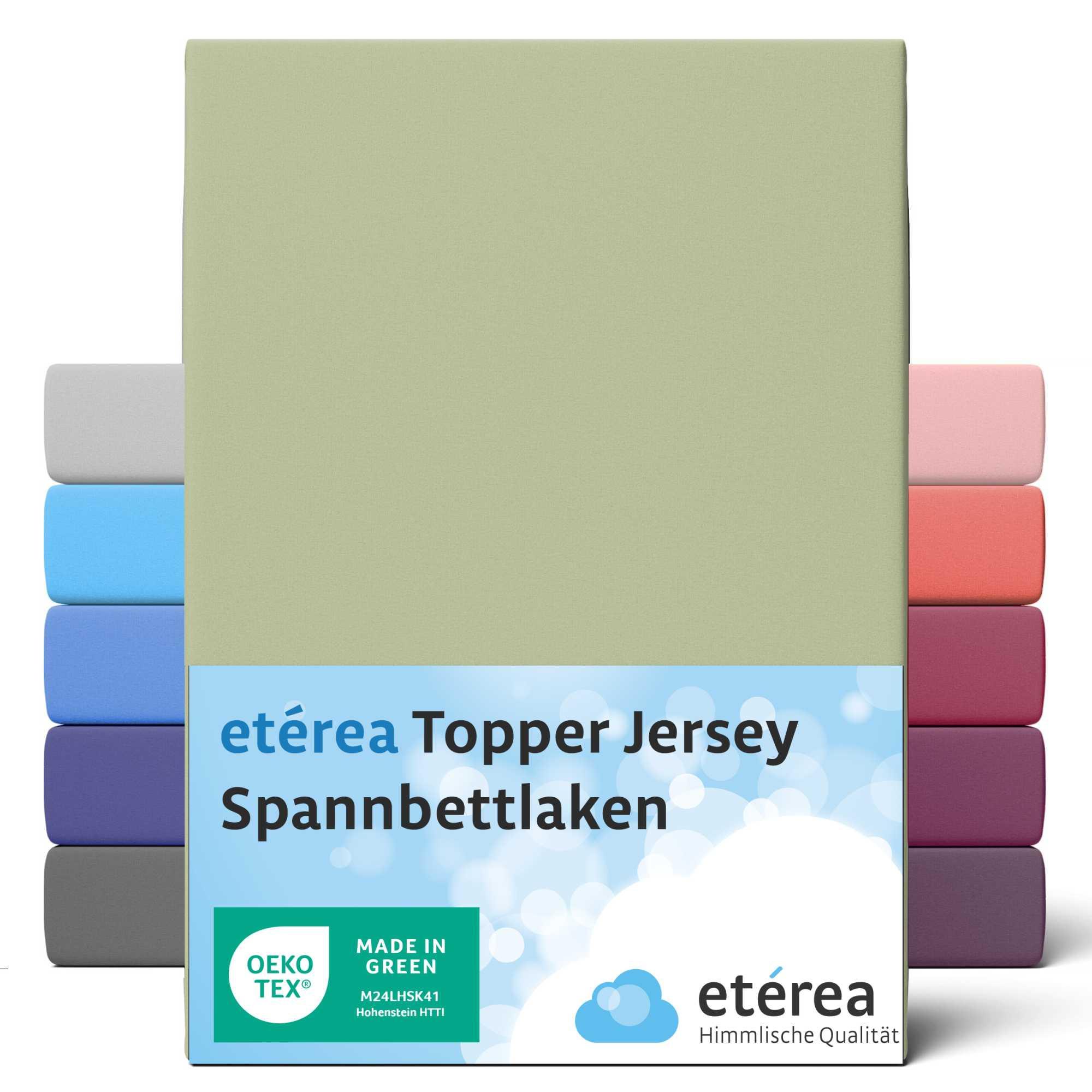 etérea Himmlische Qualität Comfort Jersey Topper Spannbettlaken  