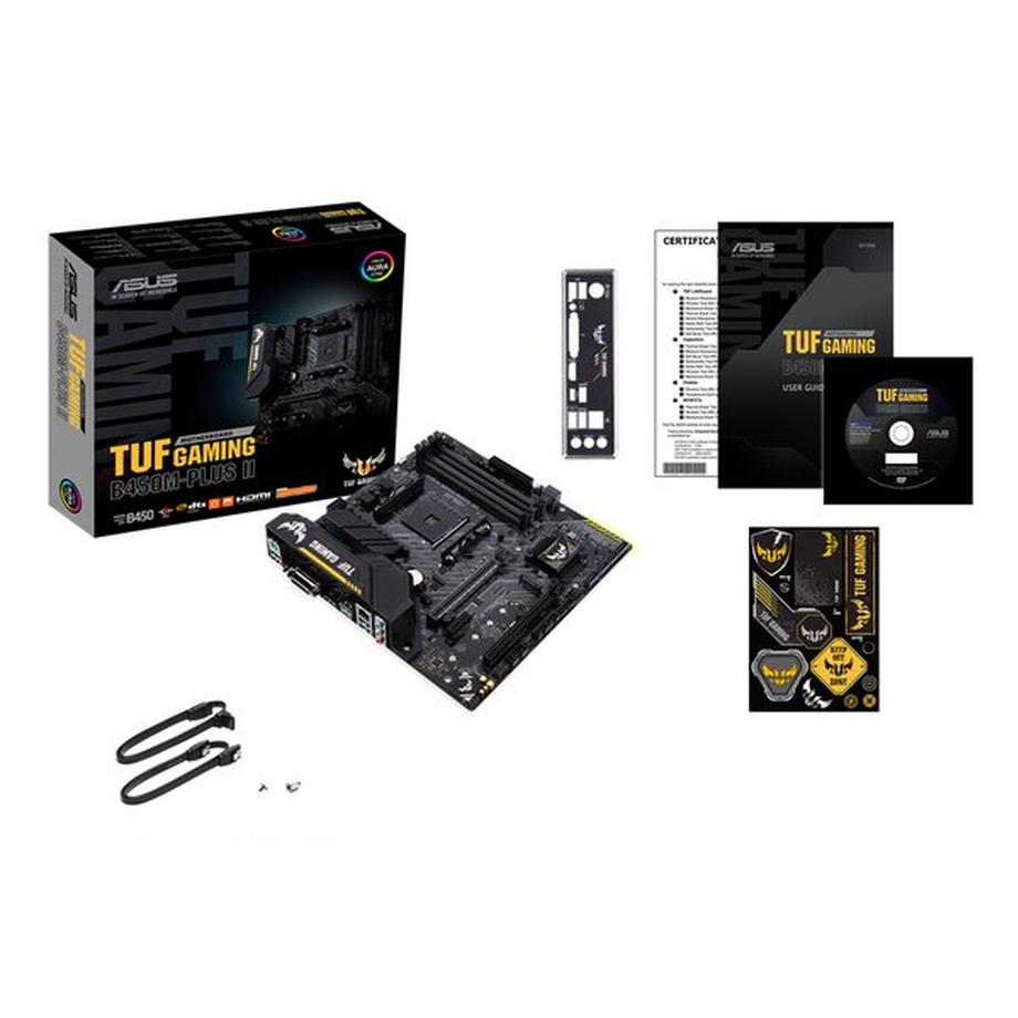 ASUS  TUF Gaming B450M-Plus II AMD B450 Socket AM4 micro ATX 