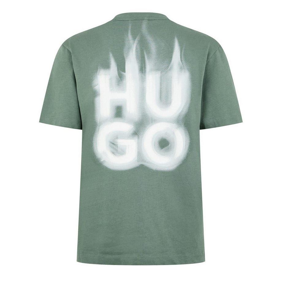 HUGO T-Shirt Logo Flamme  