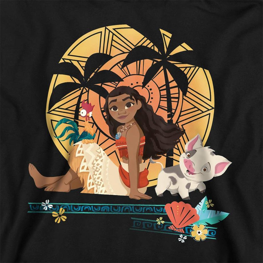 Disney  Sweat À Capuche Sitting Sunset 