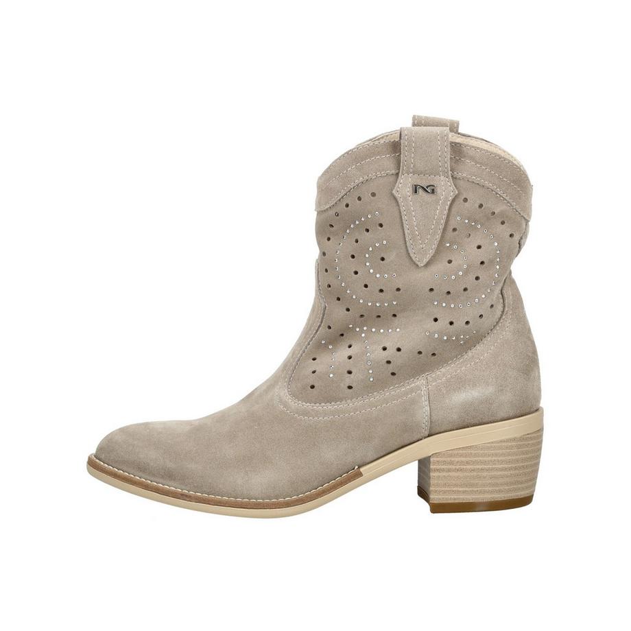 Nero Giardini Stiefelette mit Perforierter Optik und Blockabsatz  