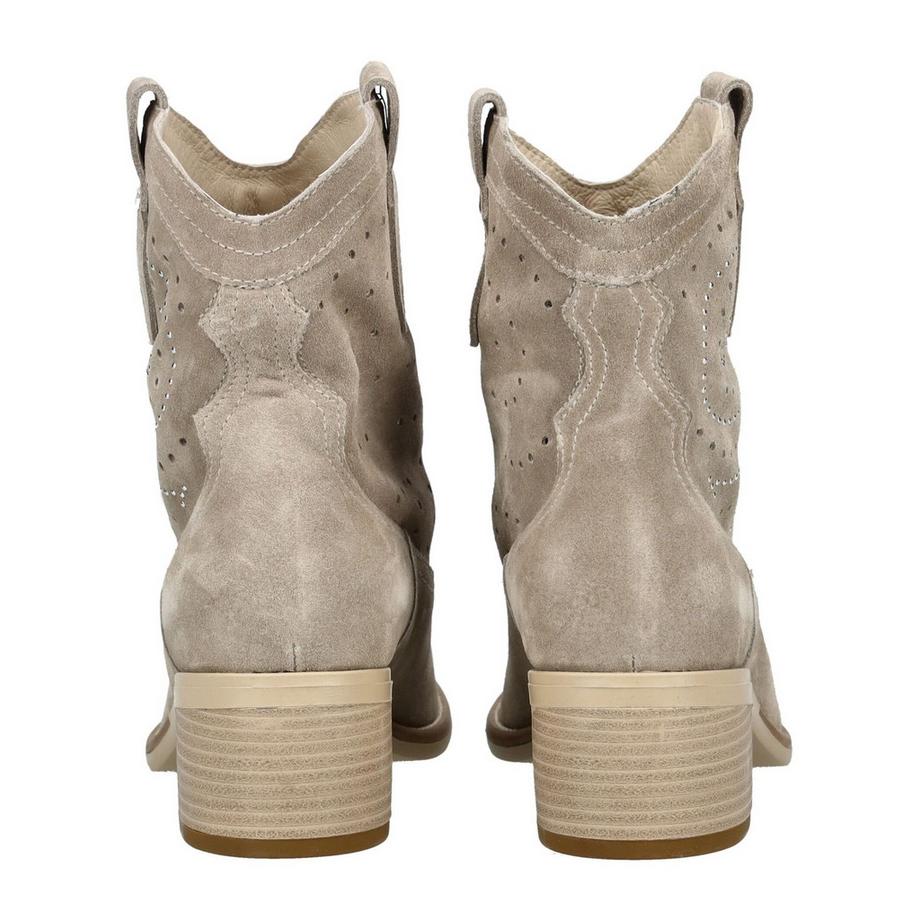 Nero Giardini Stiefelette mit Perforierter Optik und Blockabsatz  