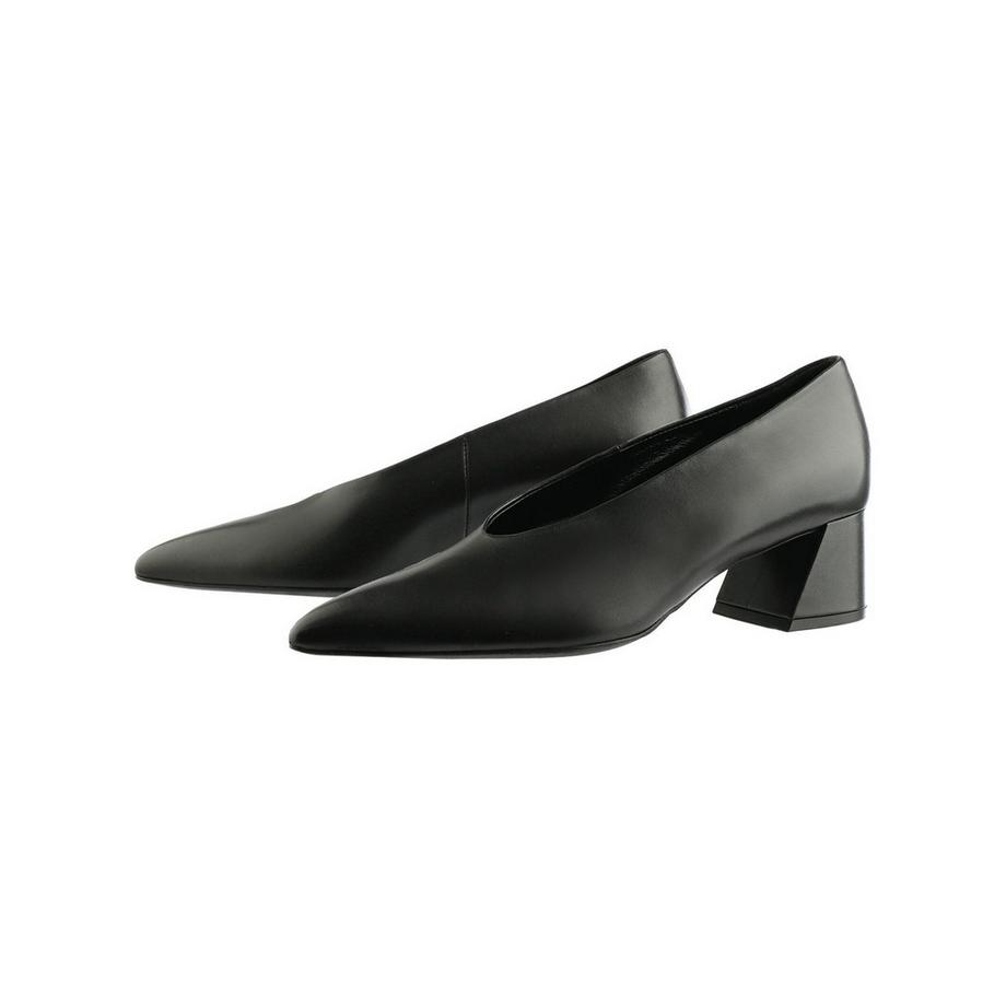 Högl Spitz zulaufende Pumps mit Blockabsatz  