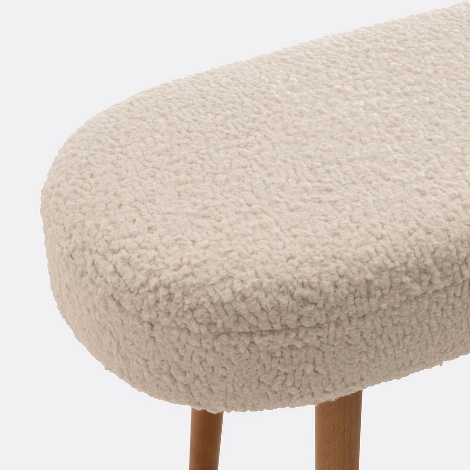 La Redoute Intérieurs Banc revêtement bouclettes  