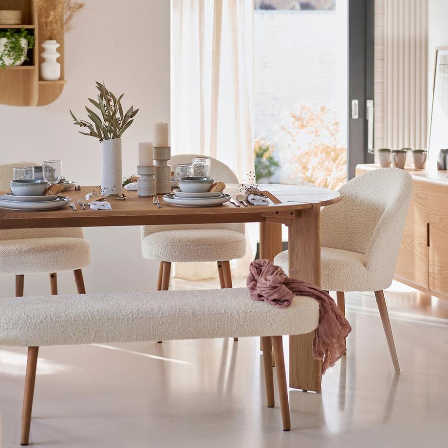 La Redoute Intérieurs Banc revêtement bouclettes  