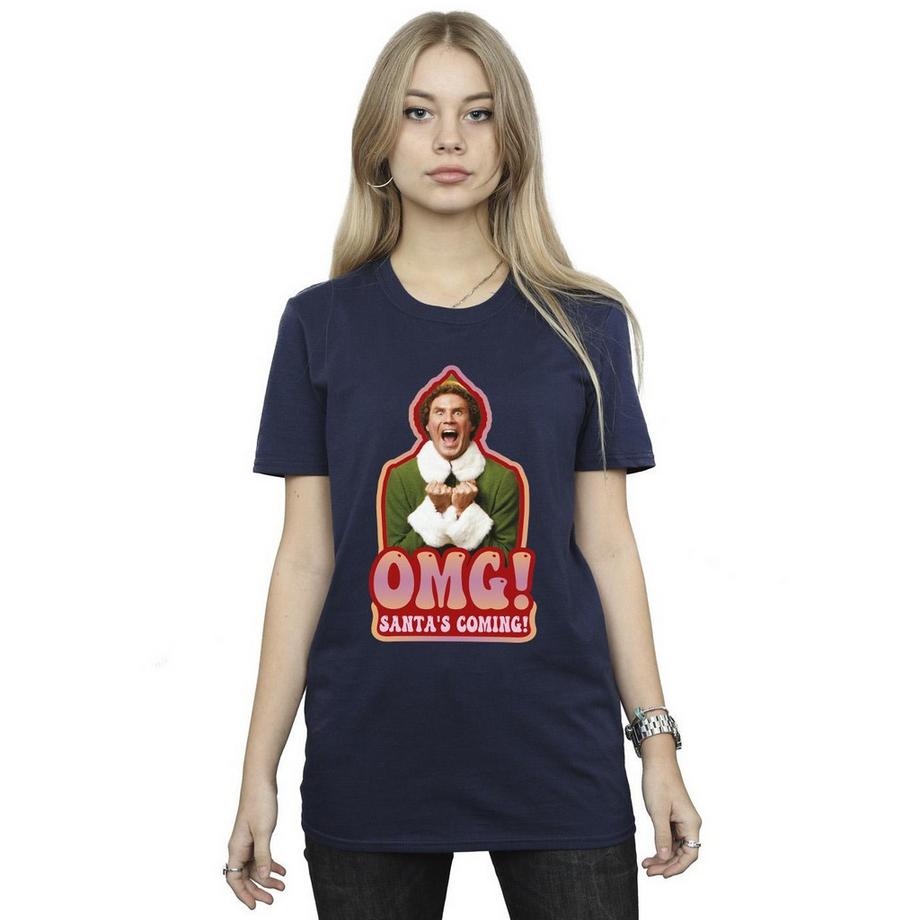 Elf T-shirt Santa's Coming  