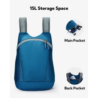 Only-bags.store Ultraleichter faltbarer Rucksack : Kleiner verpackbarer Wanderrucksack Leichter dünner Rucksack Sportlicher Tagesrucksack  