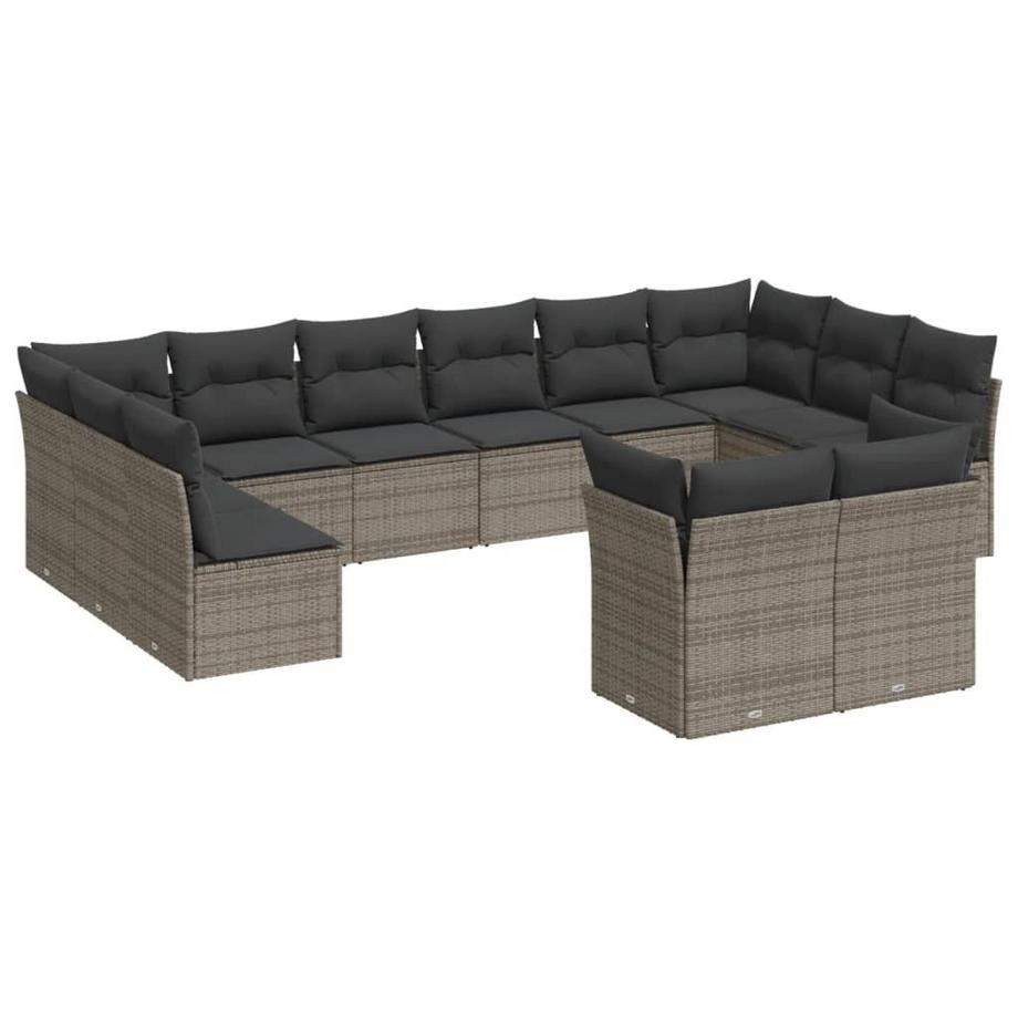 set divano da giardino Polirattan
