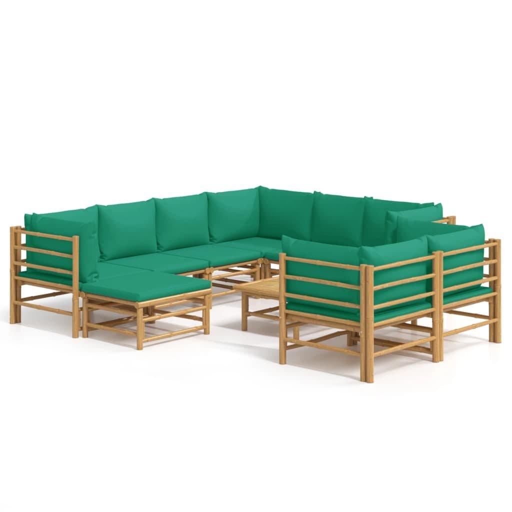 VidaXL Garten lounge set bambus  