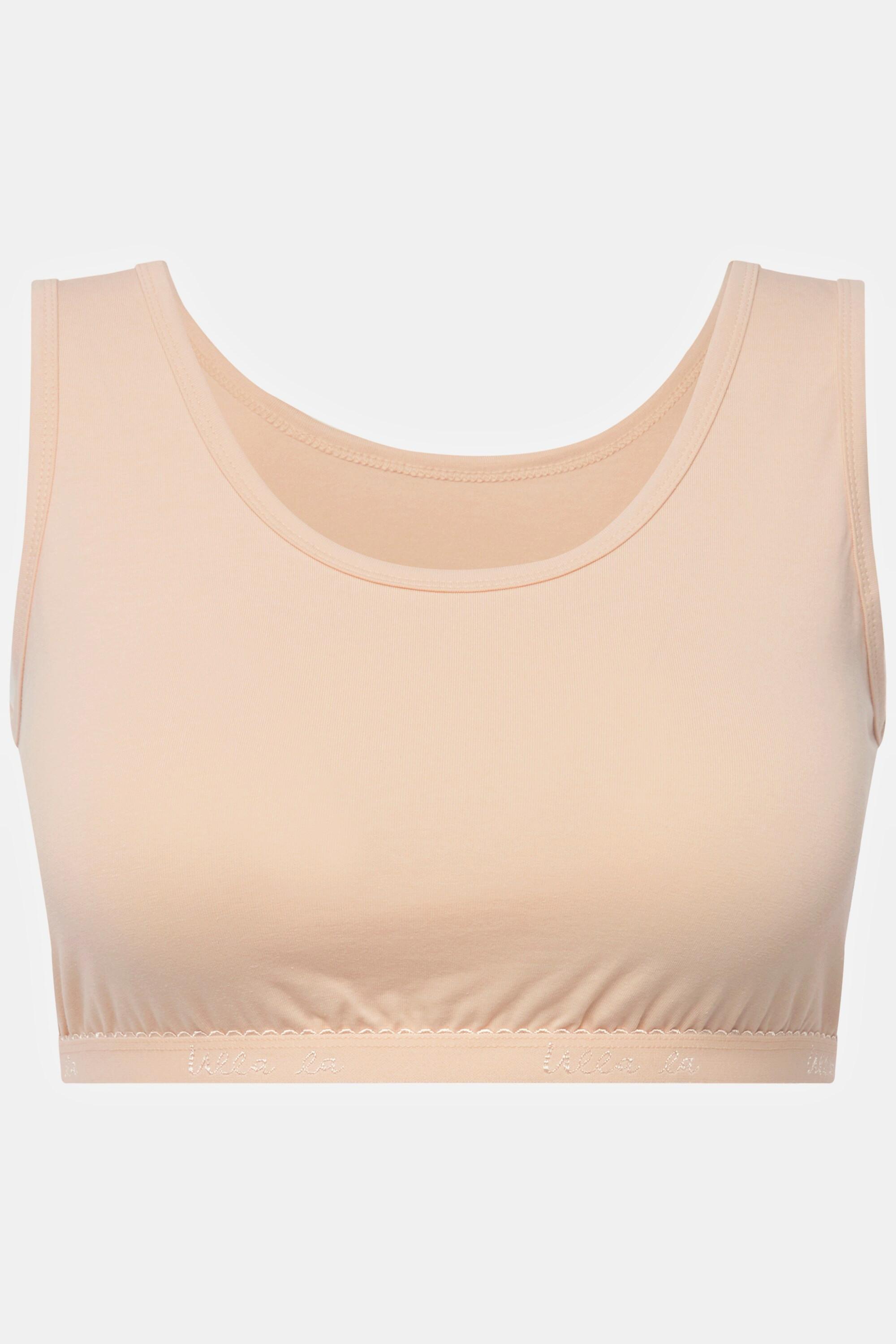 Ulla Popken  Brassière sans fermeture, couleur unie 