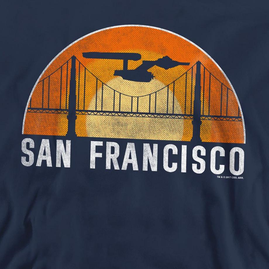 Star Trek San Francisco Trek Bedrucktes Sweatshirt  