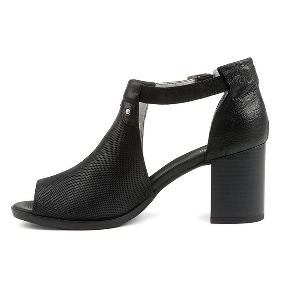 Nero Giardini Lucky Sandali Peep Toe con Cinturino alla Caviglia  