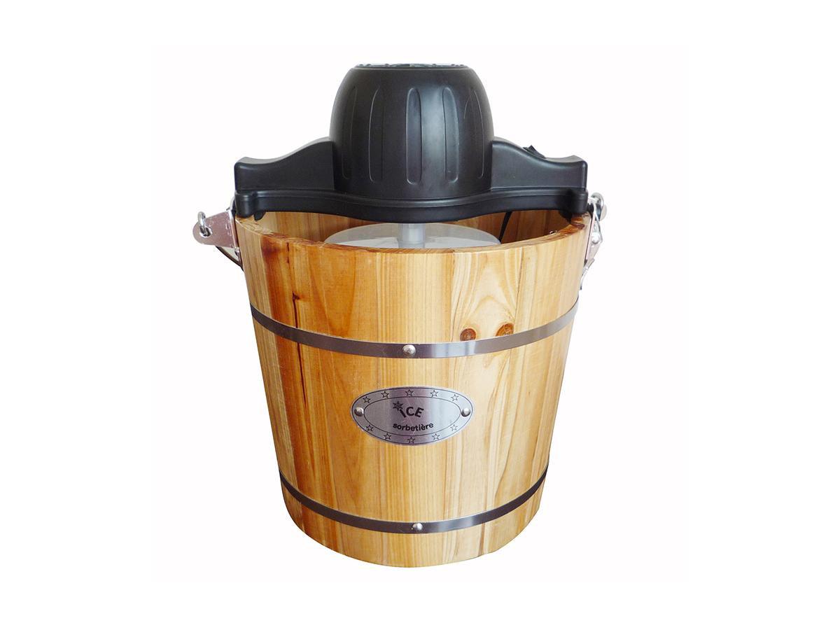 OZAIA Sorbetière électrique GIVRETO en bois 3.5 L  