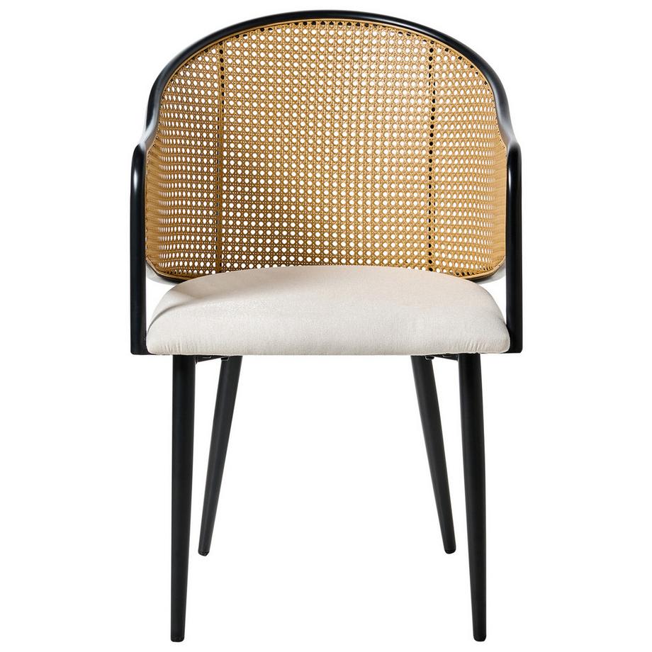 Beliani Lot de 2 chaises de salle à manger en Métal  WEIMAR  