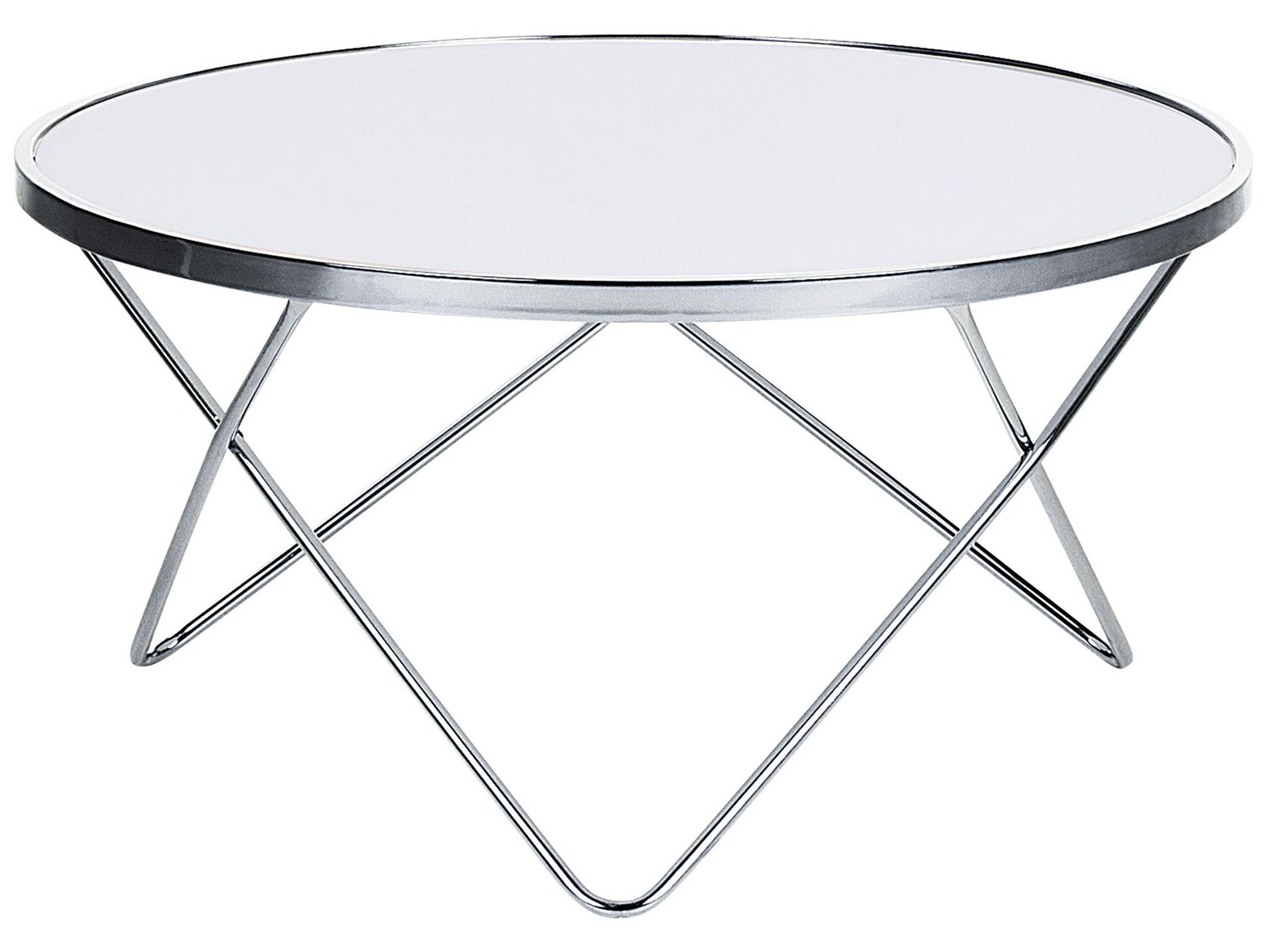 Beliani Table basse en Verre de sécurité Moderne MERIDIAN  