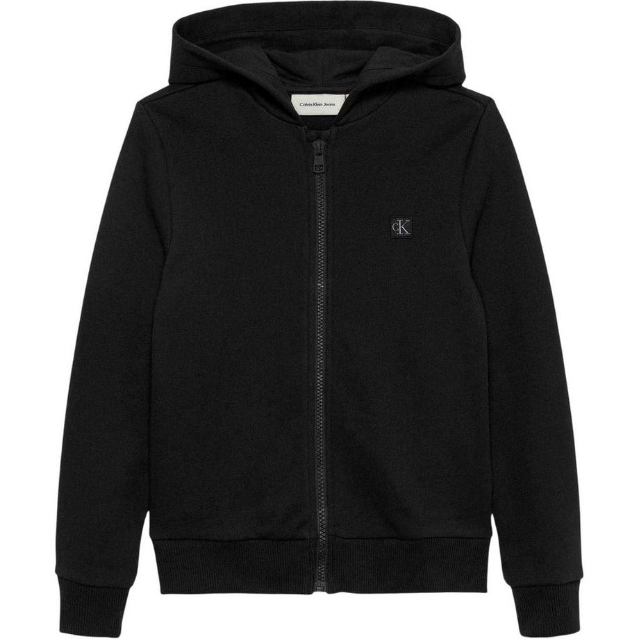 Jeans Felpa Con Cappuccio E Zip Intera