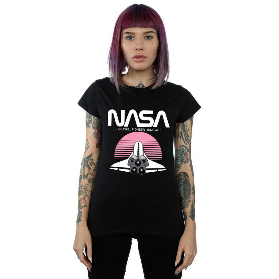 Nasa Space Shuttle Explore Pioneer Innovate T-Shirt  