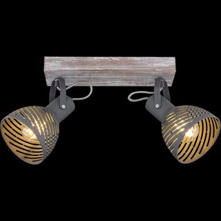 mutoni Strahler Mori Holz antik weiss getüncht 2xE27  