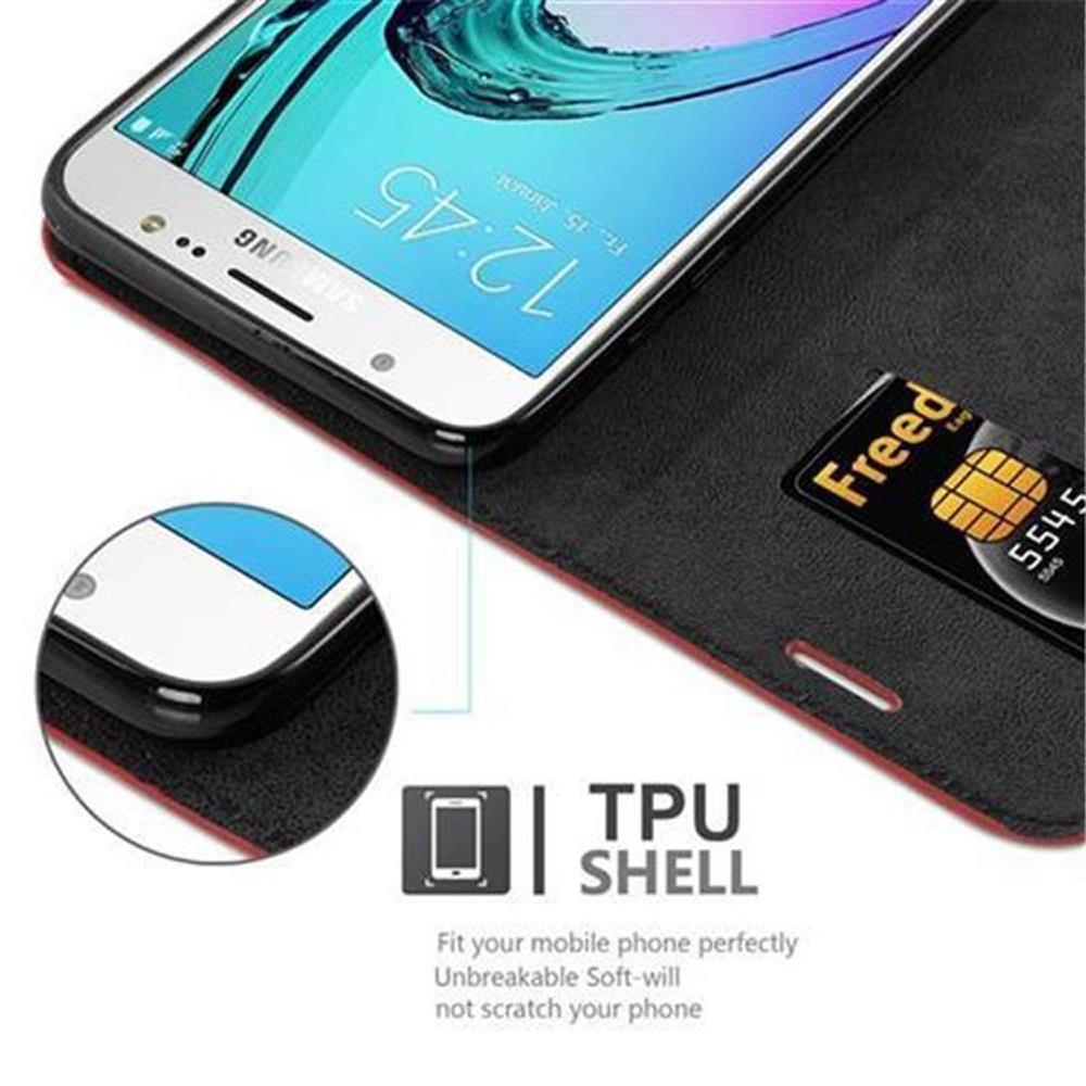 Cadorabo  Housse compatible avec Samsung Galaxy J7 2016 - Coque de protection avec fermeture magnétique, fonction de support et compartiment pour carte 