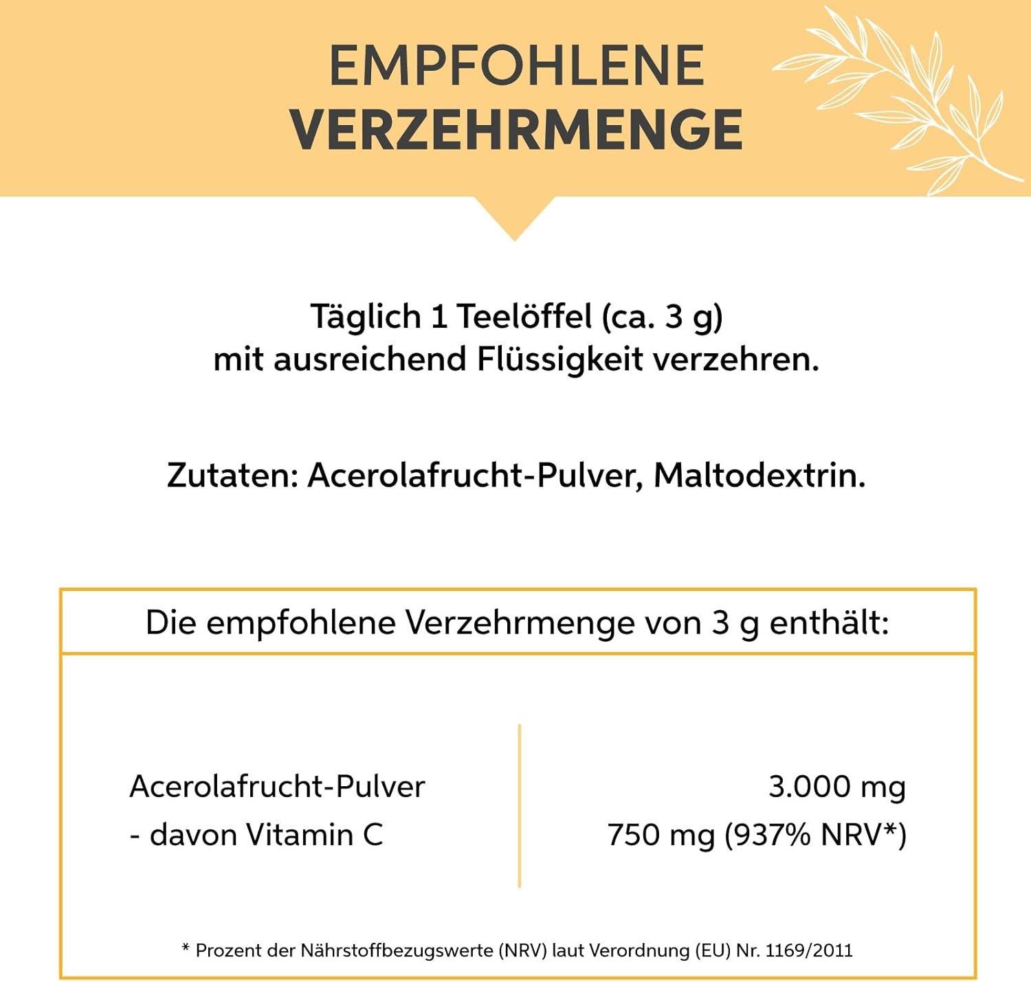 Eltabia  Acerola Pulver 