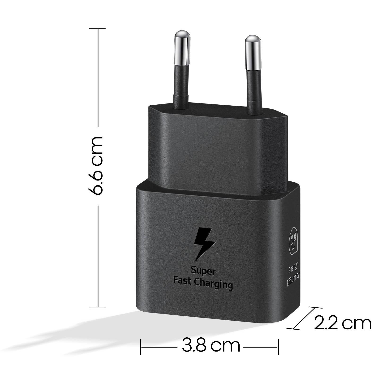 SAMSUNG  Samsung USB-C Netzteil + Kabel Schwarz 