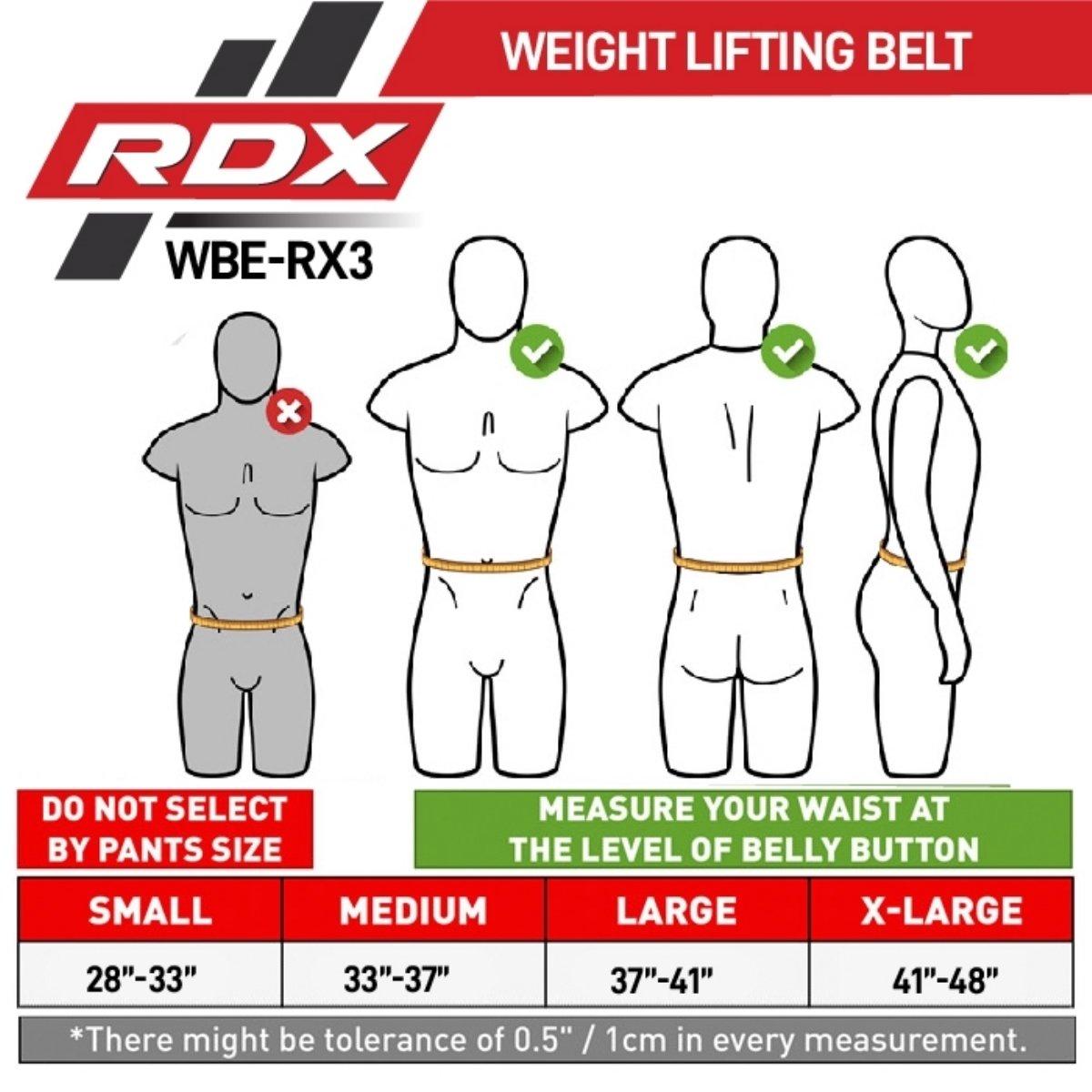 RDX SPORTS  RDX Ceinture de Musculation Eva Curve RX3 