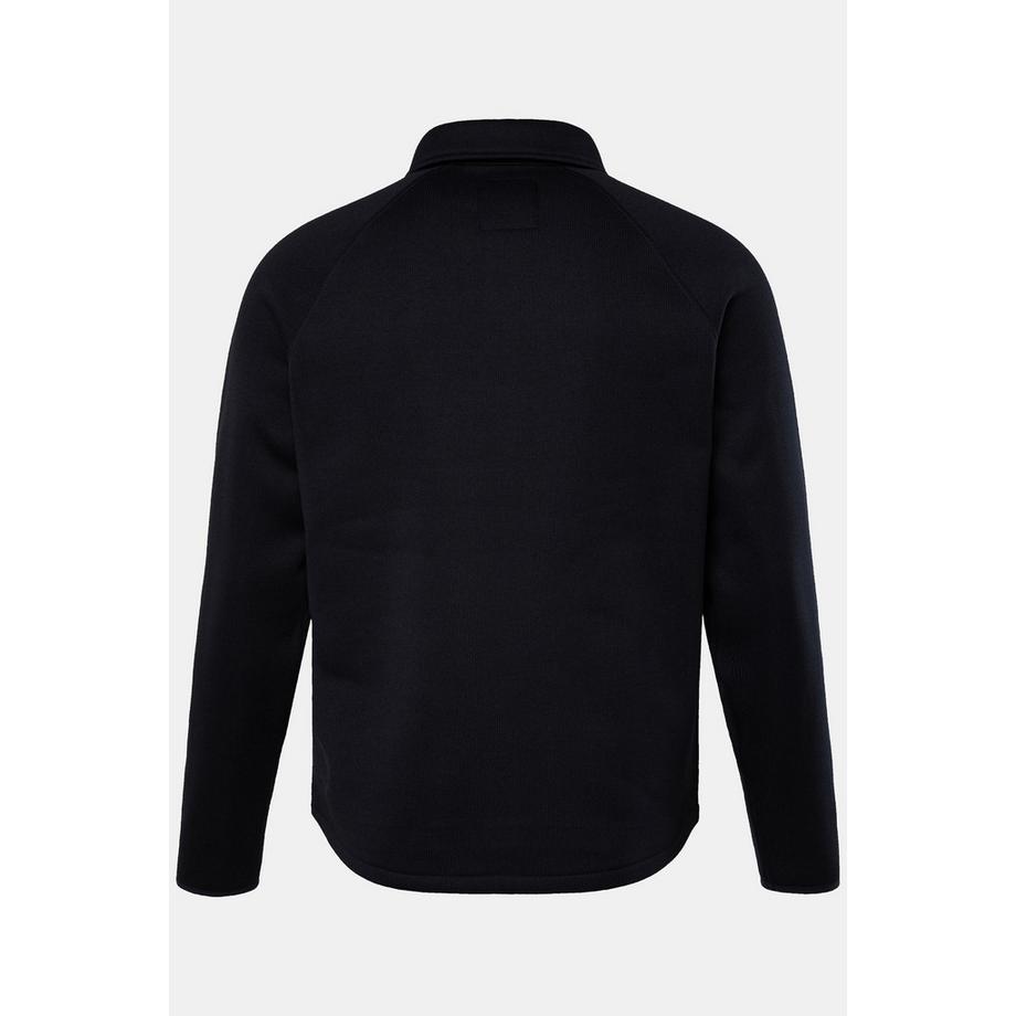 JP1880 Langarm Strickfleece Hemdjacke Kentkragen  