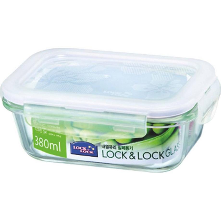 Lock&Lock  Lock & Lock Boroseal Boîte en verre rectangulaire L17.1xL12.4xH6.1 