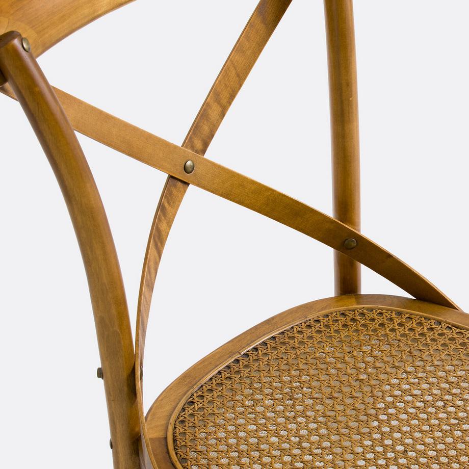 La Redoute Intérieurs Lot de 2 chaises bois et cannage Cedak  