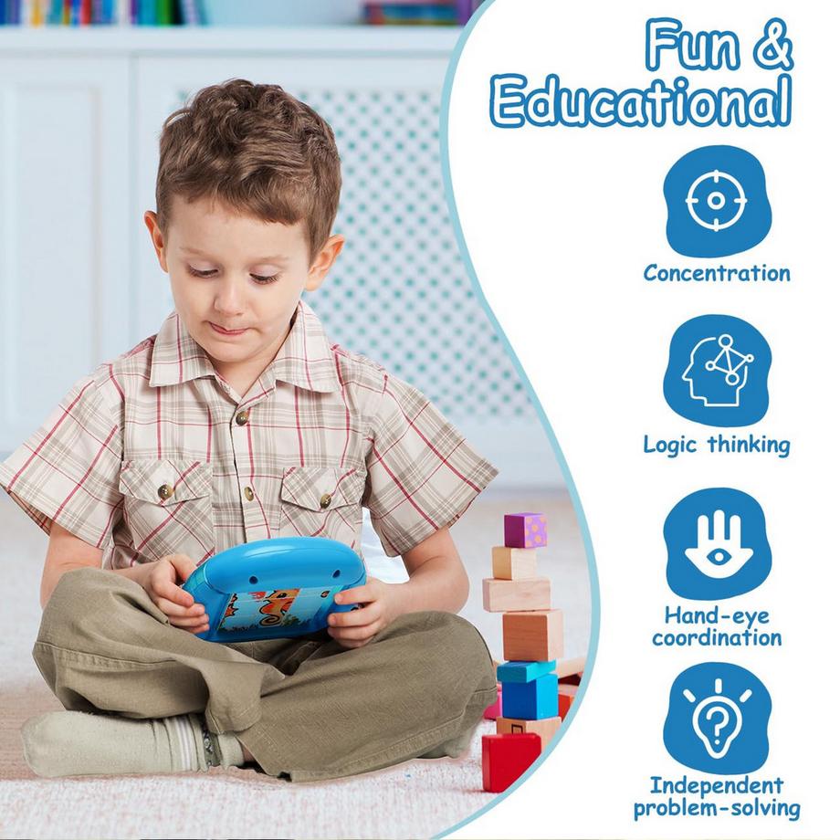 Activity-board  Puzzles 4 en 1 Jouets éducatifs Jouets de motricité 