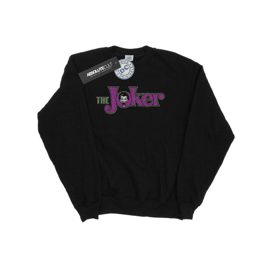DC COMICS The Joker Logo Stampa Slim Fit Felpa  