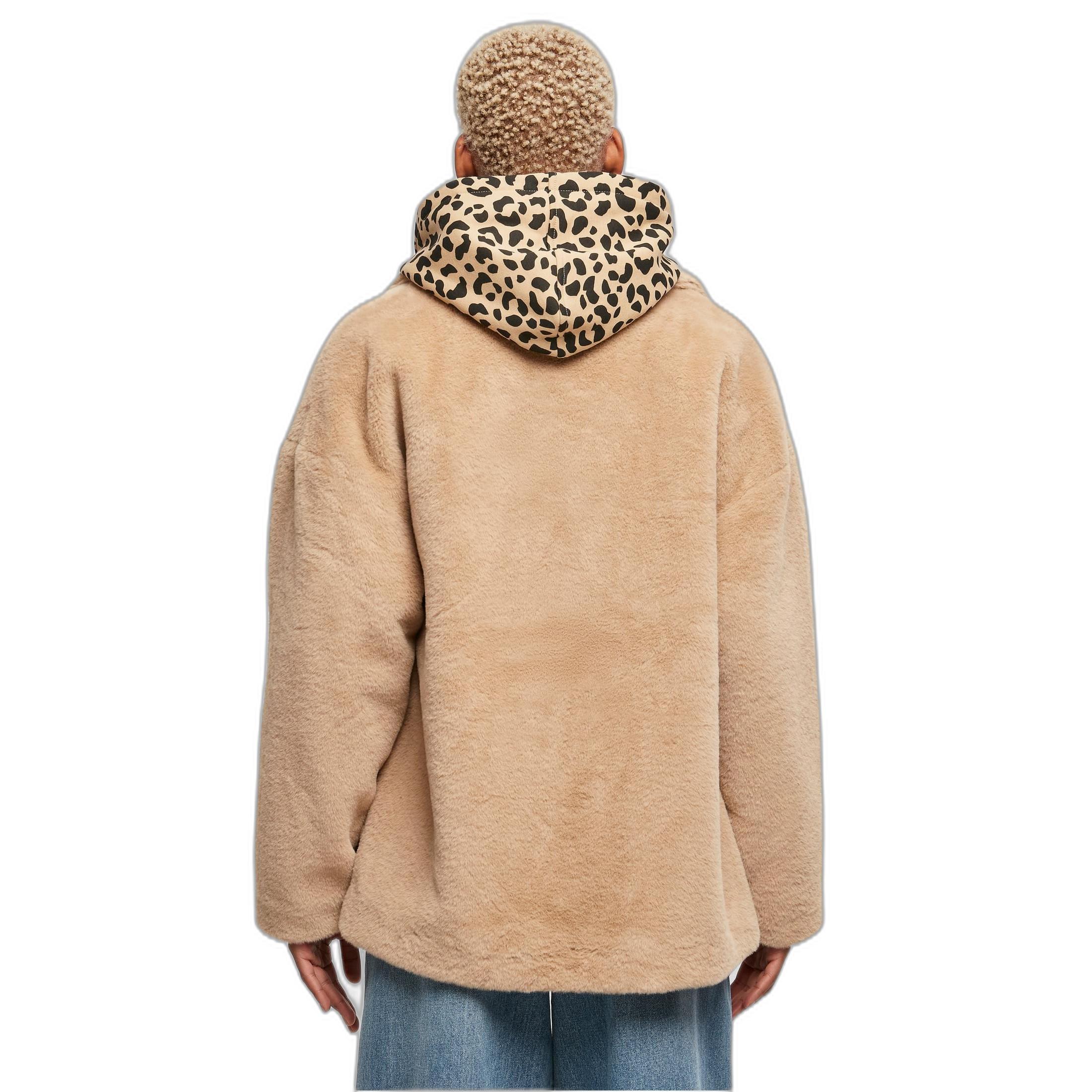 URBAN CLASSICS Cappotto Lapel Teddy  