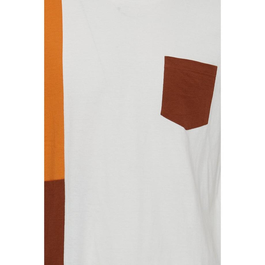 Blend Color Block T-Shirt mit Brusttasche  