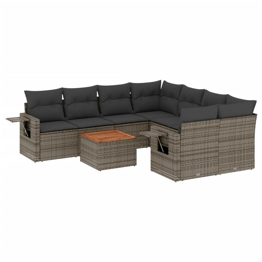set divano da giardino Polirattan