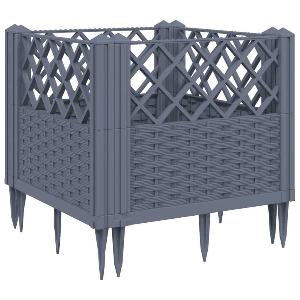 VidaXL Jardinière polypropylène  