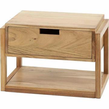 Table de chevet Structure en Bois d'acacia naturel