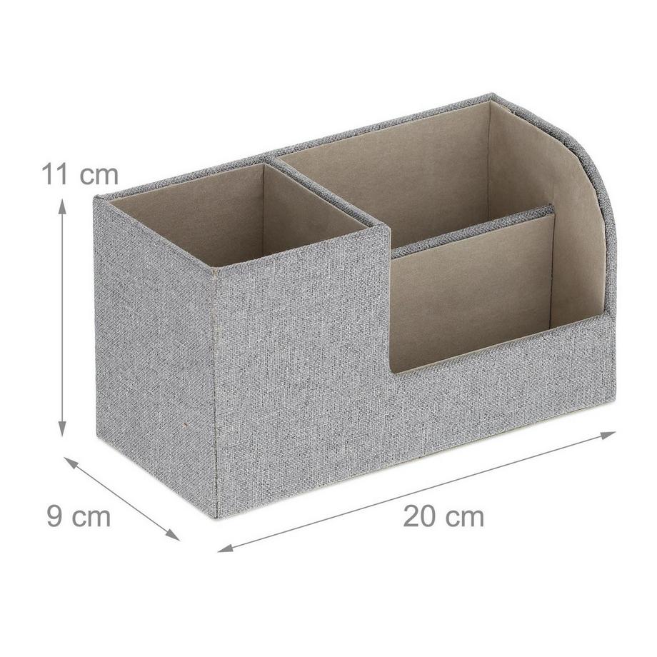 B2X Organizer da scrivania in lino  